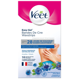 VEET Bandas de Cera Fria Axilas, 16 bandas