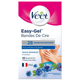 VEET Bandas de cera fria axilas 30 bandas