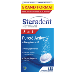 STERADENT Nettoyant appareil dentaire Pureté Active