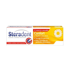 STERADENT Crème super fixative à l'extrait de camomille - tube de 40g