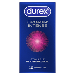 DUREX Préservatifs orgasm'intense boîte de 10