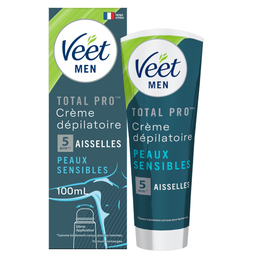 VEET Crema depilatoria hombre axilas pieles sensibles 100 ml