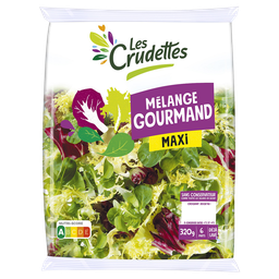 LES CRUDETTES Salade mélange Gourmand LES CRUDETTES