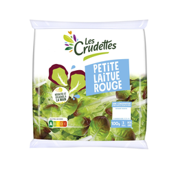 LES CRUDETTES Salade petites laitues rouges 100 g