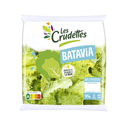 LES CRUDETTES Salade Batavia 125 g