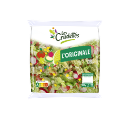 LES CRUDETTES Salade l'originale 3 parts 200g