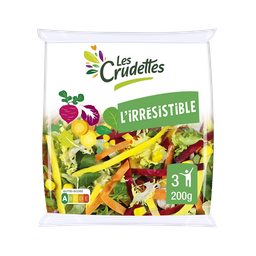 LES CRUDETTES Salade Mélange l'Irrésistible LES CRUDETTES