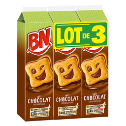 BN Bolachas recheadas de chocolate cereais integrais 3 x 285 g