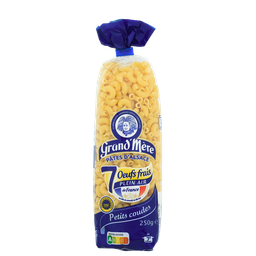 GRAND'MERE Massa da Alsácia Cotovelos Pequenos com 7 Ovos Frescos 250 g