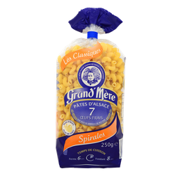 GRAND'MERE Egg Spiral Pasta 250 g