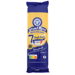 GRAND'MERE Spaghetti Pasta 7 Fresh Eggs Alsace Les Classiques 500 g