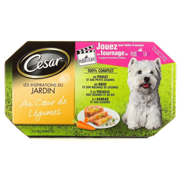 CESAR Coeur De Legumes 4x150 g