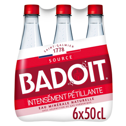 BADOIT Agua Mineral Natural con Gas 6 x 50 cl