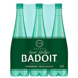 BADOIT Agua con Gas Verte 1 L