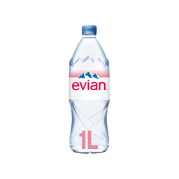 EVIAN Agua Mineral Natural Sin Gas 1 L
