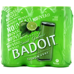 BADOIT Agua Mineral Gasificada Lima 6 x 33 cl