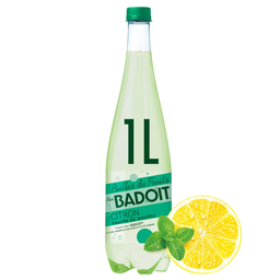 BADOIT Sparkling mineral water lemon/mint flavored 1 L