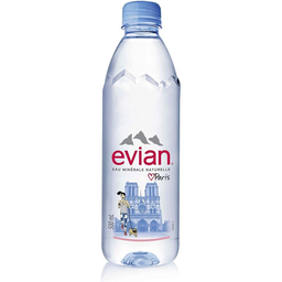 EVIAN Natural Mineral Water City Bottle Paris 50 cl