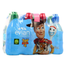 EVIAN Natural Mineral Water Sport Cap 12x33 cl
