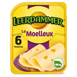 LEERDAMMER Fromage en Tranches Le Moelleux 150 g