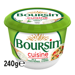 BOURSIN Cuisine Creme culinário de alho e ervas finas 240 g