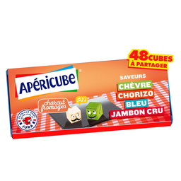 APERICUBE Cubos de queso para aperitivo Charcut' Fromages 48 piezas 250 g