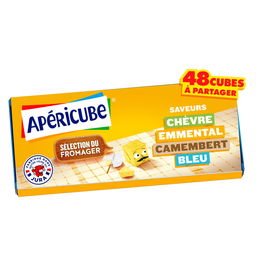 APERICUBE Cubos de queso aperitivo selección del quesero 48 piezas 250 g