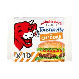 LA VACHE QUI RIT Queijo em fatias Toastinette Hamburger Cheddar 200 g