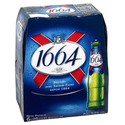 KRONENBOURG 1663 biere 5.5%V bouteille 6X25cl