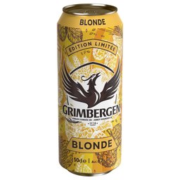GRIMBERGEN Cerveza rubia de abadía 0.5 L