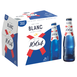1664 Cerveza blanca aromatizada 5° 12 x 25 cl