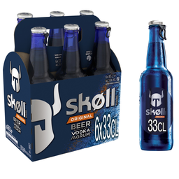SKØLL Cerveza Aromatizada Vodka Cítricos 6x33 cl
