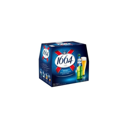 KRONENBOURG pack boîte biere 1664 5,5° 10X25cl