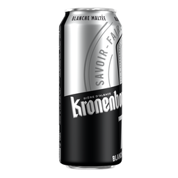KRONENBOURG Bière blanche 7,2° Canette 50 cl