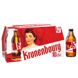 KRONENBOURG Bière blonde 4,2° 25 cl
