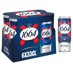 1664 Blonde Beer 5.5% 6 x 33 cl
