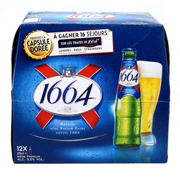 KRONENBOURG 1664Biere Bld Btl 5.5° 12x25 cl