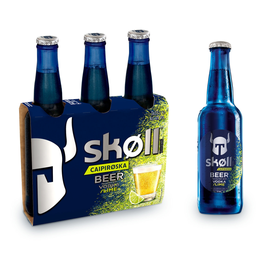 SKOLL Cerveza Caïpiroska sabor vodka TUBORG 3x33cl
