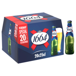 1664 Blonde Beer 5.5% 20 x 25 cl