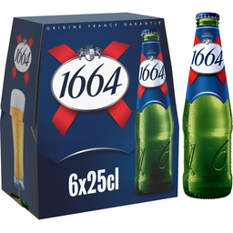 1664 Blonde Beer 5.5% 6 x 25 cl