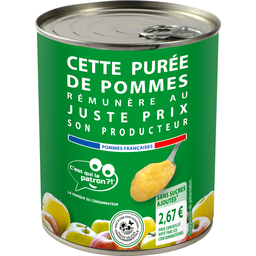 C'EST QUI LE PATRON Apple Fruit Dessert No Added Sugar 840 g