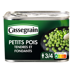 CASSEGRAIN Ervilhas com cebolas 495 g