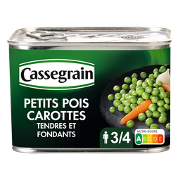 CASSEGRAIN Ervilhas e Cenouras 465g