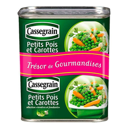 CASSEGRAIN Ervilhas e Cenouras 400g
