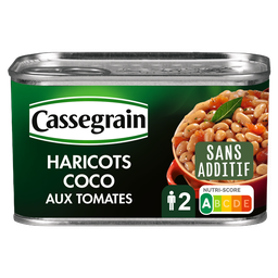 CASSEGRAIN Coco Beans Cooked with Tomato, Bay Leaf and Sage 435 g