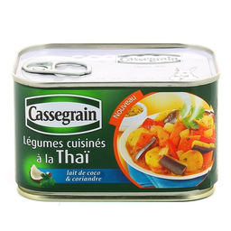 CASSEGRAIN Thai-Style Cooked Vegetables Coconut Milk and Coriander 375 g