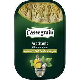CASSEGRAIN Marinated Artichokes with Garlic, Basil and Oregano 210 g