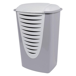 EDA plastique coffre à linge confort gris 70l