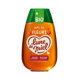 LUNE DE MIEL Miel de flores líquida bio 500 g