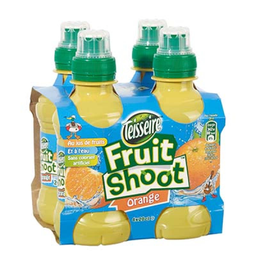 TEISSEIRE Bebida de naranja Fruit Shoot 4 x 20 cl